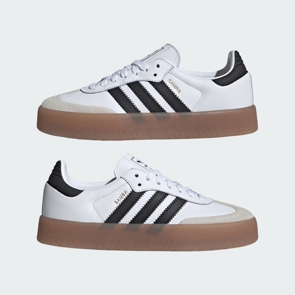 adidas Shoes - adidas Sambae White Black Originals JI1349 Shoes Women's Size 6.5 New